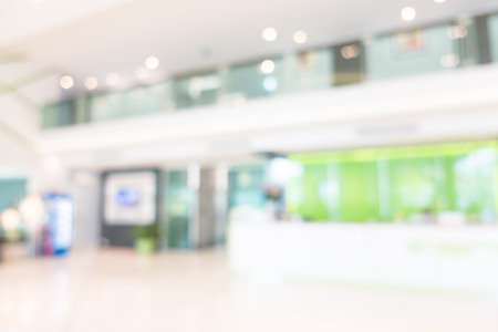 Abstract blur hotel lobby interior for backgroundの写真素材