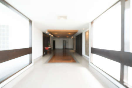 Abstract blur hotel lobby room interior for background - Vintage light Filterの写真素材