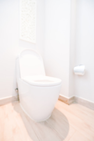 Abstract blur bathroom and toilet interior for background - Vintage light Filterの写真素材