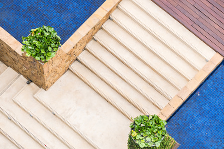 Concrete stair pattern for backgroundの写真素材