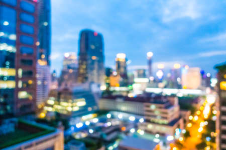 Abstract blur bangkok city for backgroundの写真素材