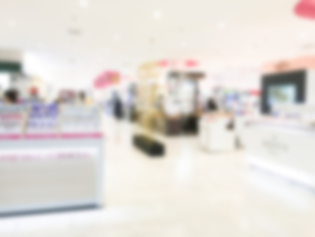 Abstract blur shopping mall interior for backgroundの写真素材