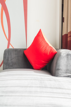Pillow on sofa decoration interior of roomの写真素材