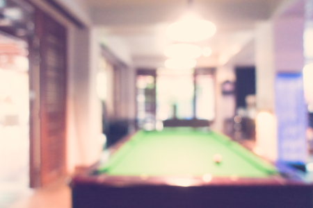 Abstract blur restaurant and cafe interior for background - Vintage Filterの写真素材