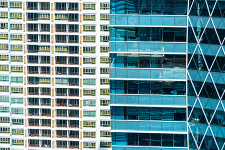 Beautiful architecture window building pattern for background