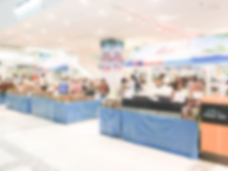Abstract blur shopping mall interior for backgroundの写真素材