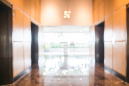 Abstract blur beautiful luxury hotel and lobby interior for background