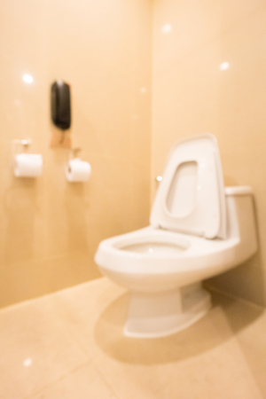Abstract blur bathroom and toilet interior for backgroundの写真素材