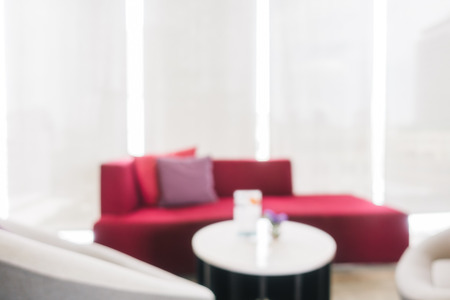 Abstract blur hotel lobby interior for backgroundの写真素材