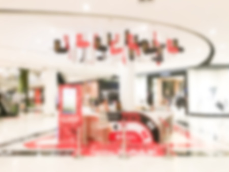 Abstract blur shopping mall interior for backgroundの写真素材
