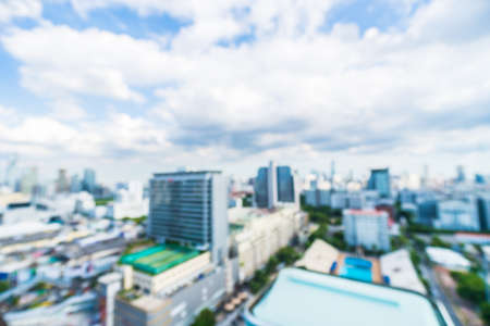 Abstract blur bangkok city for backgroundの写真素材
