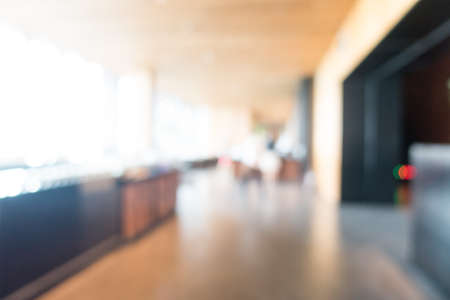 Abstract blur restaurant interior for backgroundの写真素材