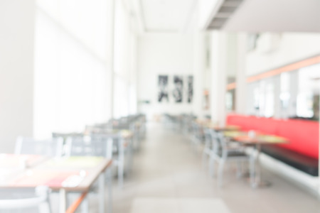 Abstract blur restaurant interior for backgroundの写真素材