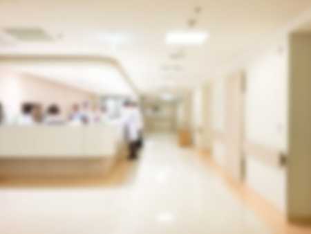 Abstract blur hospital and clinic interior for backgroundの写真素材