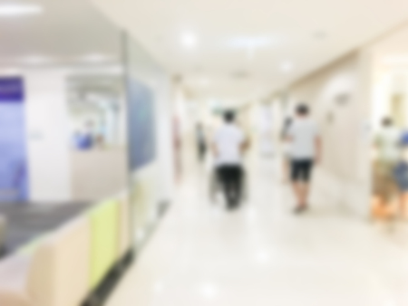 Abstract blur hospital and clinic interior for backgroundの写真素材