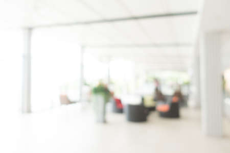 Abstract blur hotel lobby interior for backgroundの写真素材