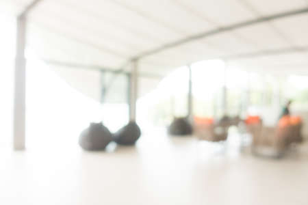 Abstract blur hotel lobby interior for backgroundの写真素材