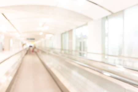 Abstract blur airport interior for backgroundの写真素材