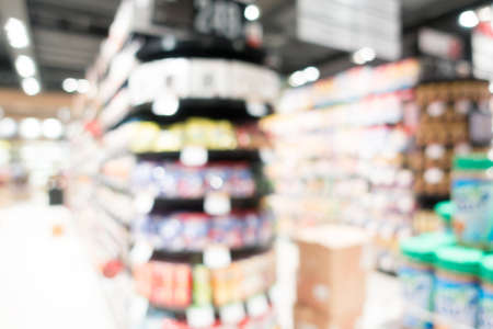 Abstract blur luxury retail and shopping mall interior for backgroundの写真素材