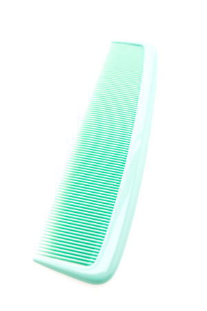 Hairbursh or hair comb isolated on white backgroundの写真素材