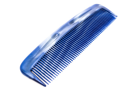Hairbursh or hair comb isolated on white backgroundの写真素材
