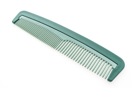 Hair comb isolated on white backgroundの写真素材