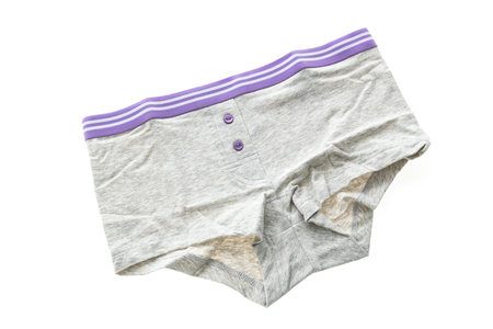 Beautiful Woman underwear for clothing isolated on white backgroundの写真素材