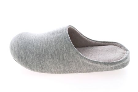 Slipper or Shoe for use in home isolated on white backgroundの写真素材
