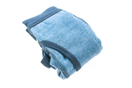 short underwear for kid and boy isolated on white backgroundの写真素材