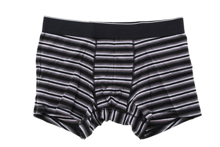 New men underwear or short pant and boxer for clothing isolated on white backgroundの写真素材