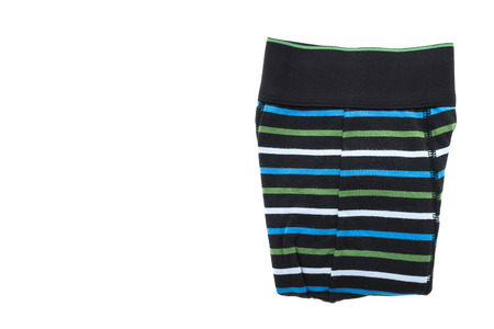 New men underwear or short pant and boxer for clothing isolated on white backgroundの写真素材