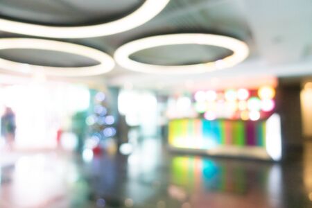 Abstract blur lobby and hotel interior for backgroundの写真素材