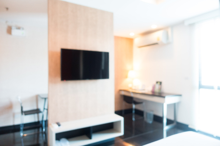 Abstract blur bedroom and living area interior for backgroundの写真素材