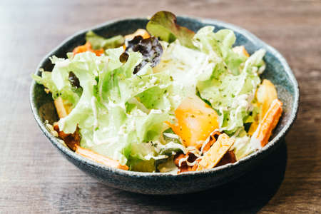 Caesar salad in bowl - Healthy food styleの写真素材