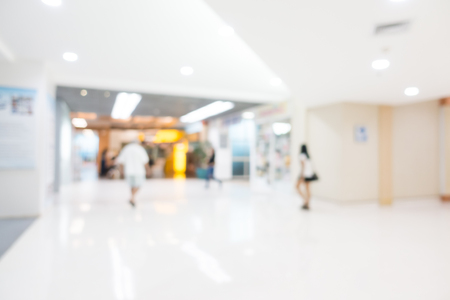 Abstract blur hospital and medical clinic interior for backgroundの写真素材