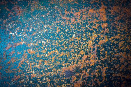Old metal rusty textures and surface for background - Vintage Filter