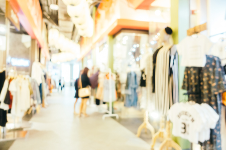 Abstract blur and defocused of derpartment store and shopping mall interior for backgroundの写真素材