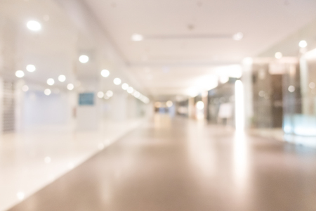 Abstract blur beautiful luxury hotel and lobby interior for backgroundの写真素材