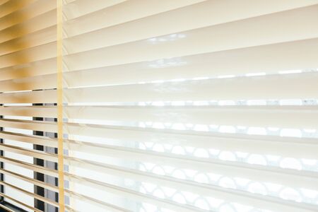 Window blinds decoration interiorの写真素材