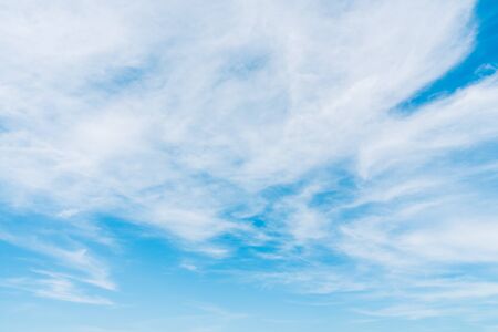 Beautiful white cloud on blue sky background