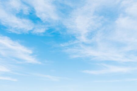 Beautiful white cloud on blue sky background
