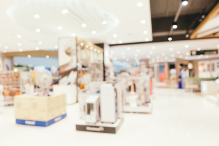 Abstract blur shopping mall of deparmet store interior for backgroundの写真素材