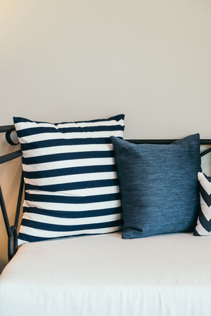 Pillow on sofa decoration living areaの写真素材