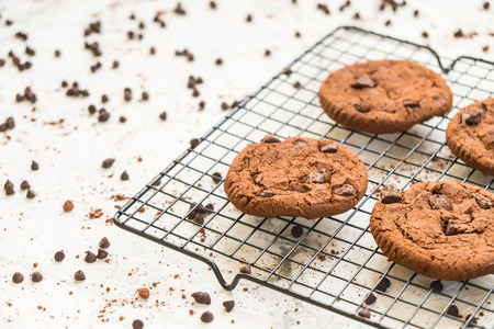 Sweet dessert with Chocolate chip cookies