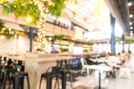 Abstract blur defocused shopping mall of department store interior for backgroundの写真素材