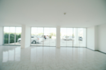 Abstract blur and defocused lobby and hotel interior for backgroundの写真素材