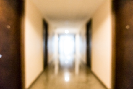 Abstract blur and defocused hotel and lobby interior for backgroundの写真素材