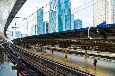 TOKYO JAPAN - 5 AUG 2018 : Train and subway station in japan is the popular transportation