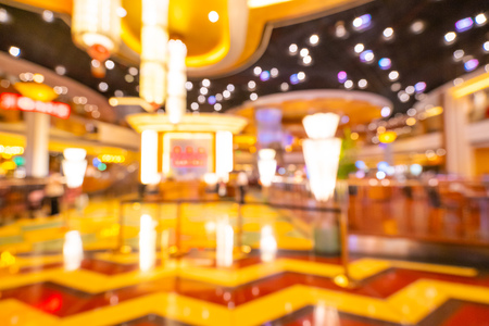 Abstract blur and defocused shopping mall of department store interiorの写真素材