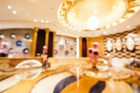 Abstract blur and defocused  lobby lounge interiorの写真素材